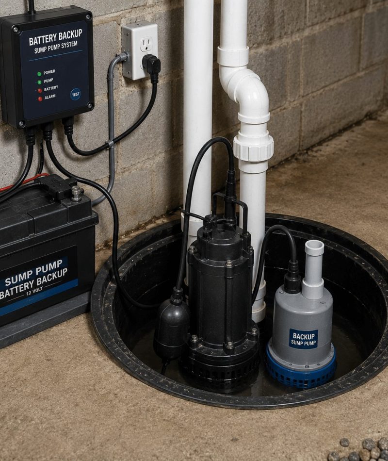 Battery Backup Sump Pump Systems Bracebridge
