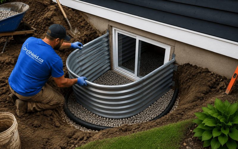 Window well installation Minden Window well installation Minden