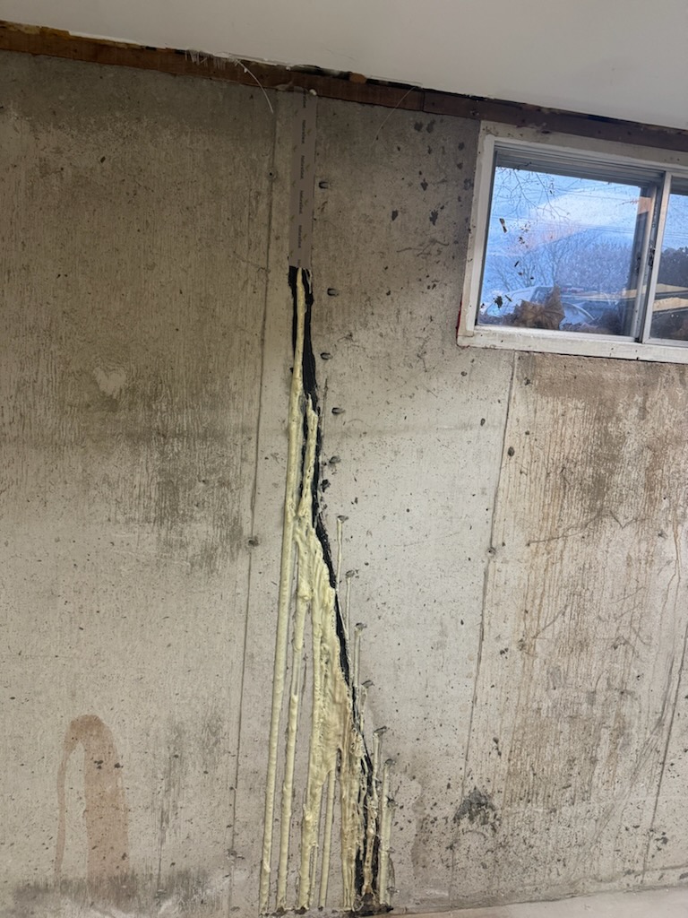 Basement Crack Injection