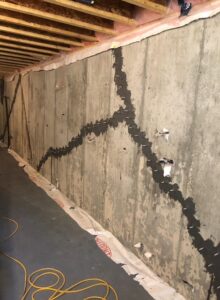 Foundation Crack Repair.