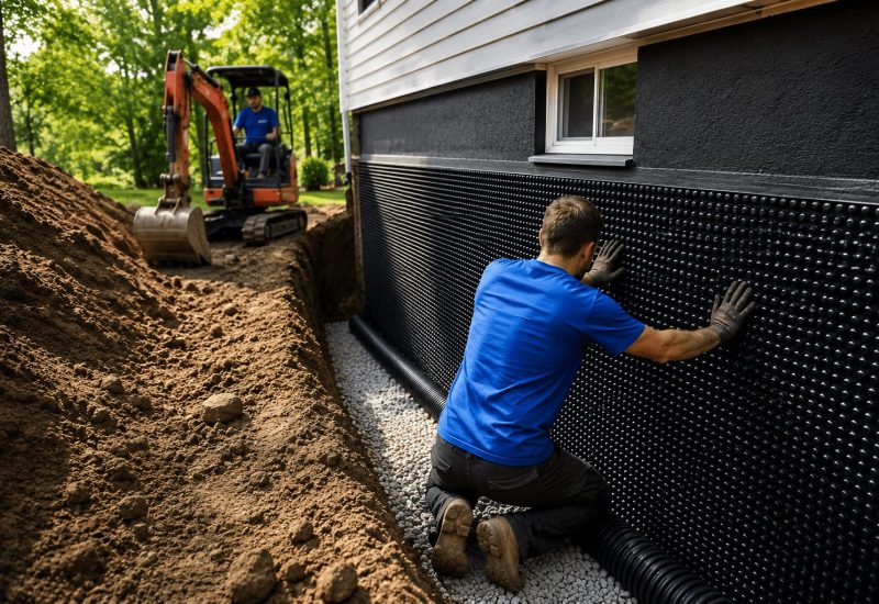 External Basement Waterproofing Hero
