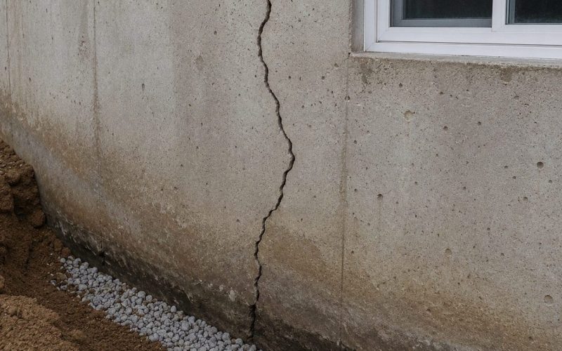 Foundation Crack Waterproofing & Repair