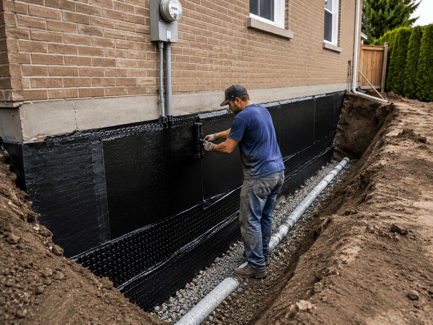 Exterior Basement Waterproofing Dryshield Exterior Basement Waterproofing